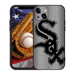 for White Sox Baseball Fans Case Cover Compatible with iPhone 14, Slim Fit Protective Back Case Shell for 14 6.1 in