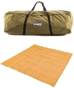 Adventure Kings Canvas Swag Bag + Mesh Floor 3mx3m Camping Outdoor Picnic Travel