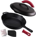 Cast Iron Skillet with Lid - 12"-in