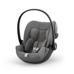 Cybex Cloud G Newborn and Infant/Baby Car Seat, Lightweight, Secure, Reclining Car Seat & Carry Cot with Sun Canopy, Linear Side Impact Protection for Babies 0-2 Years (Grey)