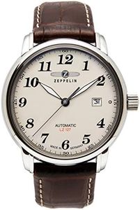 Zeppelin Montre Homme Analogique Automatique avec Bracelet en Cuir – 7656-5