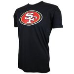 New Era San Francisco 49er T Shirt NFL Team Logo Black - M