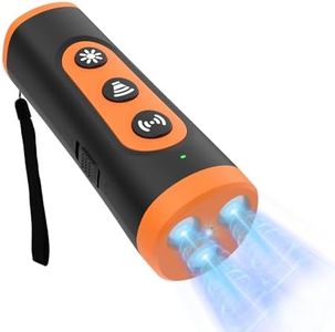 mriya Dog Bark Deterrent Device, Ultrasonic Anti Barking Device Rechargeable Dog Barking Control, Dog Training Stops Bad Behavior, Effective Control Range Ultrasonic 50ft, Safe for Human & Dogs