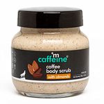 mCaffeine Almond & Coffee Body Scrub for Tan Removal | Exfoliator Creamy Bathing Body Scrub for Dry Skin | Exfoliating Scrub for Body for Women and Men | Natural and Vegan - 200gm