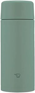 Zojirushi SM-ZB36-GM Water Bottle, Seamless 12.2 fl oz (360 ml), Screw, Stainless Steel Mug, Matte Green, Integrated Strainer and Washer, Easy to Clean, Only 2 Pieces