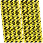 Boao 24 Pieces Watch Your Step Stic