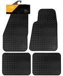 FSW - Tailored Car Mats - Grand Cherokee 1999-2005 Alternative Pattern - HEAVY DUTY 3mm Rubber Matting - Anti Slip Mat - Waterproof, Non Slip Car Floor Mat, Anti Slip Backing - 4 Rubber Floor Mat Set