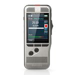 Philips DPM7200 Digital dictaphone, Voice Recorder, 2mic Stereo Recording, Slide Switch Operation, Large high-res Backlight Color Display, Classic Mode, Stainless Steel, Li-Ion Battery, Anthracite