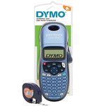 Dymo S0883990 LetraTag Handheld Label Maker, ABC Keyboard Label Printer with Easy-to-Use, 13 Character LCD Screen, for Home or Office, Blue, LT-100H, Uk Version