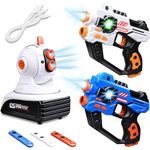 Laser Tag, 2 Lazer Toy Gun of Projector with USB Cable, Laser Tag Set for Kids, Teens, Adults, Shooting Battle Games with 3 Targets, Birthday Gift Toys for 6 7 8 9 10 11 12+Year Old Boys Girls