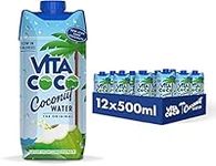 Vita Coco Pure Coconut Water Multipack 500ml x 12, Naturally Hydrating, Packed With Electrolytes, Gluten Free, Full Of Vitamin C & Potassium