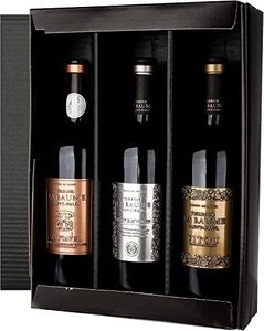 Coffret Cadeau Heavy Metal - Terroir La Baume Saint-Paul 3 bouteilles de vin rouge 1x Fitou, 1x Minervois, 1x Côtes du Roussillon - Origine : France (3 x 0,75 l)