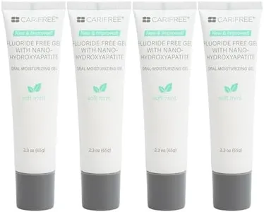 CariFree Fluoride Free Gel, Soft Mint Flavor, Nano Hydroxyapatite Toothpaste, Neutralizes pH, Freshens Breath & Moistens Mouth, Dentist Recommended for Oral Care, 2.3 Ounce (Pack of 4).