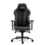 boulies Master Gaming chair, Ergonomic Office Chair for Adults with 4D Armrests, Comfortable Computer Chair for Home with Adjustable 4-way Lumbar Support and Head Pillow (Black, Standard)