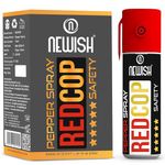 Newish Self Defence Pepper Spray for Women Safety - 55ml | Pocket-Sized with 15ft Long Range | Powerful Safety Gadget for Men & Women Protection