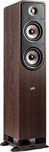 Polk Signature Elite ES50 Tower Speaker - Hi-Res Audio Certified, Dolby Atmos & DTS:X Compatible, 1" Tweeter & (2) 5.25" Woofers, Power Port Technology for Effortless Bass, Contemporary Walnut