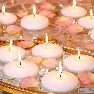 3 Inch Floating Candles,36 Pack Scented Floating Candles with Vanilla Sugar Fragrance, 8 Hours Long Burning White Wax Candles for Wedding Centerpieces, Party Decor, Pool, Vases, Holiday Events