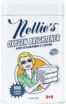 Nellie's Oxygen Brightener - 100 Scoops - Planet Friendly Stain Remover - Safe Alternative to Bleach - Septic-Safe Formula - Compact Powder Form