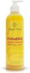 ORGANIC EXTRACT, Turmeric Kojic Acid Body Wash – 16 fl oz / 473ml – Skin Brightening Shower Gel for Deep Gentle Moisturizer, Helps to Remove Dark Spot, with Shea Butter & Aloe Vera