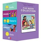 Raina Telgemeier Five Book Collection: Smile / Drama / Sisters / Ghosts / Guts