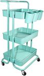 Ceeyali 3-Tier Rolling Utility Cart