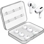 Link Dream Replacement Ear Tips for AirPods Pro Silicon Ear Buds Tips with Portable Storage Box (3 Pairs)