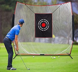 Golf Practice Hitting Nets for Backyard Driving Indoor Use Heavy Duty Practice Nets Premium Portable Golf Impact Net Cages with Frame for Kids Men