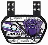 O Shield Bull Dog Football Back Plate, Back Plate for Football, Lower Back Pads for Football Players, Rear Protector, Youth Fit, Purple