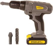Red Tool Box Stanley Jr. - Power Drill - Toy Drill, Yellow