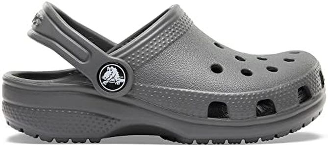 Crocs Kids Classic Clog (Toddler) - Clogs for Kids - Synthetic Upper - Ventilation Holes - Round Toe Slate Grey 9 Toddler M