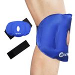 Ice Pack for Knee Reusable Knee Gel Ice Pack Wrap for Injuries, Hot Cold Packs for Knee Replacement Surgery, Swelling, Arthritis, Joint Pain Relief, Sports Injury, Bruises & Sprains - 9.8" x 6.5"