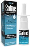 Shusher Care Saline Spray for Nose - Nasal Spray Saline Solution for Newborn, Baby & Adults, Salt Water Decongestant Mist for Stuffy Nose, Travel Friendly, Natural, 0.9% Saline - 30 ml (1.01 fl oz)