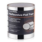 SuperFOIL Foil Tape - Thermal Reflective Peel and Stick Foil Tape for Sealing Seams and Edges 100mm x 20m