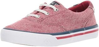 Sperry Top-Sider Boy's Striper II JR Sneaker, Red, 5.5 M US Toddler