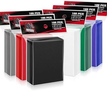 Top Loaders for Trading Card Sleeves，Soft Baseball Plastic Card Sleeve for Standard Card,Matte Card Sleeve Fit for Football,MTG Cards (600PS-color-4, 66 * 91mm)