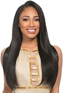 2-Pack Deal ! Sensationnel Human Hair Weave Empire Yaki Weaving (10", 1B)