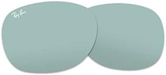 Ray-Ban Original NEW WAYFARER RB2132 55MM Light Green Silver Mirror Replacement Lenses For Men For Women + BUNDLE with Designer iWear Eyewear Kit