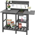 SERWALL Potting Bench Outdoor Potti