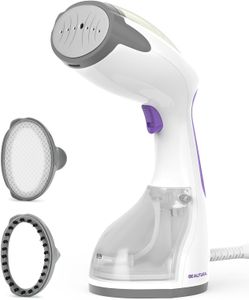 BEAUTURAL Portable Clothes Steamer – Handheld Fabric Garment Steamer