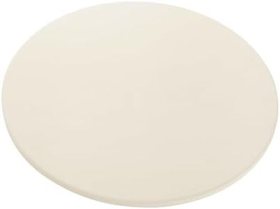 FLYZZA 12" Round Pizza Stone, Heavy Duty Cordierite Pizza Pan for Grilling & Pizza Oven, High Temperature Resistant Baking Stone for Pizza, Bread, Meat