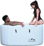 Icebound Essentials Immersion Cold Plunge – 135 Gallon Ice Bath and Cold Plunge Tub – Chiller Compatible Connections – Inflatable Cold Plunge - Durable, Portable, Insulated Cold Plunge Tub Design