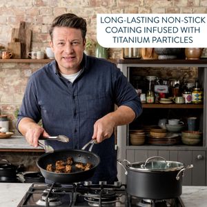 Jamie Oliver by Tefal 5-Piece Pots and Pans Set – Non-Stick Cookware