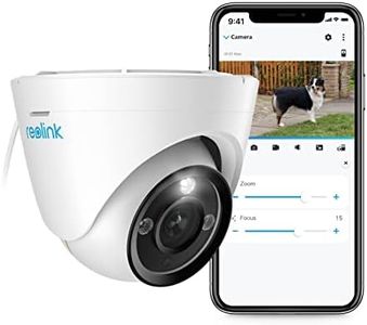 REOLINK 4K Security Camera Outdoor System, Home IP PoE Camera with 3X Optical Zoom & 25FPS, Color Night Vision, Human/Vehicle/Pet Detection, Two-Way Talk, Up to 256GB SD Card, RLC-833A