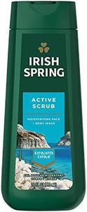 Irish Spring Mens Body Wash, Active Scrub Exfoliating Body Wash, Exfoliates, Cleans Body, Hands, and Face, Made with Biodegradable Cleansing Ingredients, 20 Oz 591 ml (Product Of USA)