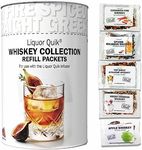 Whiskey Infusion Kit Refills - 5 Premium Cocktail Mixer Refill Packets: Cinnamon Fire, Spiced Bourbon, Top Shelf, Greek Goddess and Apple Whiskey for use with any cocktail infuser kit or bartender infusion system