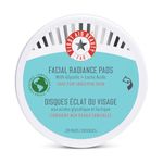 First Aid Beauty Facial Radiance Pads – Daily Exfoliating Pads with AHA (Glycolic + Lactic Acids) that Help Tone & Brighten Skin – Compostable for Daily Use – 28 Pads