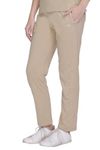 GODFREY Quick Dry Regular fit Track Pants for Women Beige