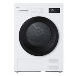 LG Series 2 RHA1008NWK Freestanding Heat Pump Tumble Dryer, 8 kg drying capacity, A++ Rated, Sensor Drying, 600 x 660 x 850 mm (W x D x H), White