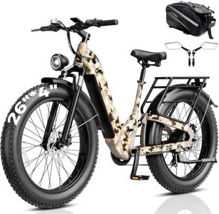 Jasion Thunder Pro ST Dirt Bike,2000W Peak Bikes for Adults,26''Fat Tire Best Bike for Men,90 Miles with 1040Wh Removable Battery,35+MPH Max Speed Bicycles,500LB Capacity