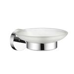 iBathUK Harrow Round Soap Dish, Stainless Steel Wall Mount Soap Holder for Shower,Removable Bar Soap Holder for Bathroom, Bathtub, Kitchen